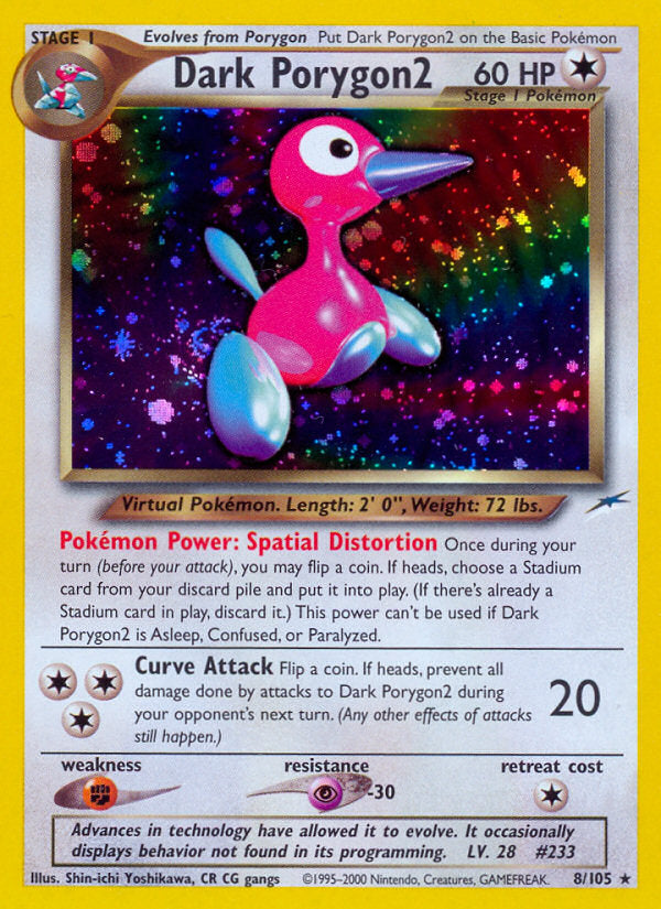 Neo Destiny Holo Dark Porygon2 #8/105 unlimited
